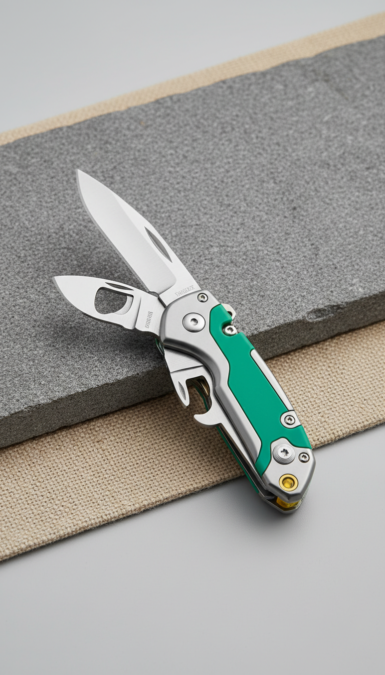 Multi-Tool Stainless Steel Pocket Knife