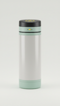 Smart insulated water bottle with temperature display